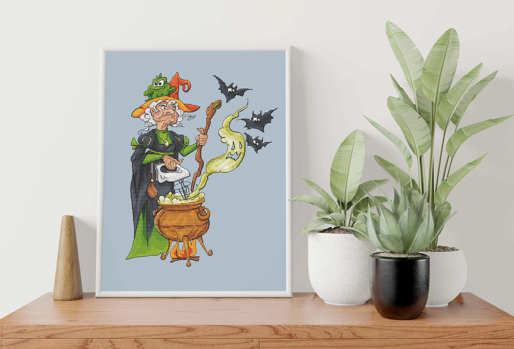 Witch`s potion - PDF Cross Stitch Pattern