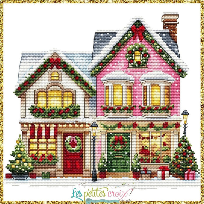 Christmas Village - PDF Cross Stitch Pattern