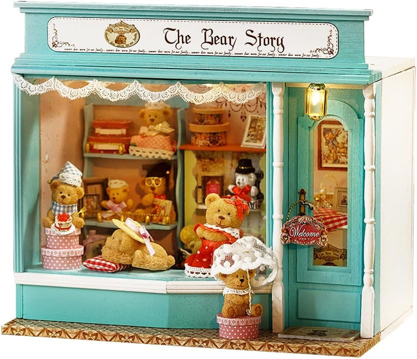 Miniature Wizardi Roombox Kit - The Bear Story Dollhouse Kit