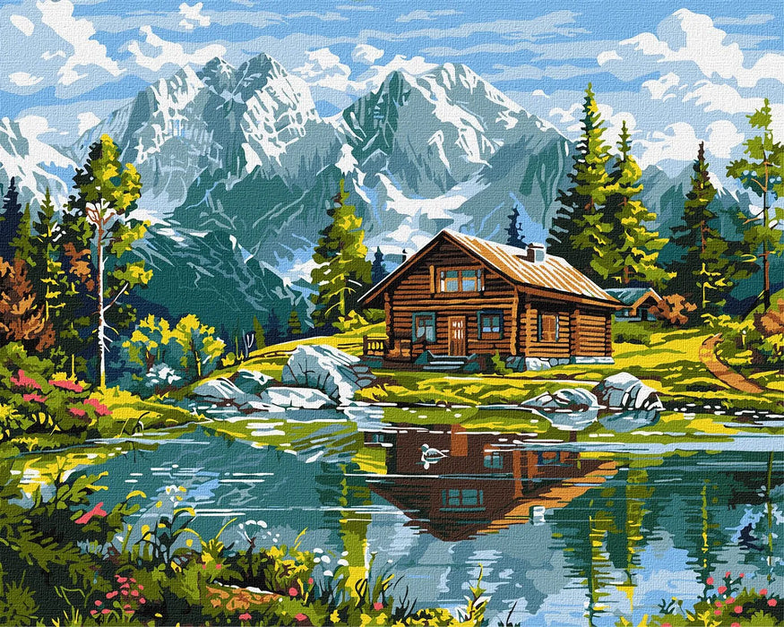 Painting by Numbers kit Cozy Cottage KHO6351