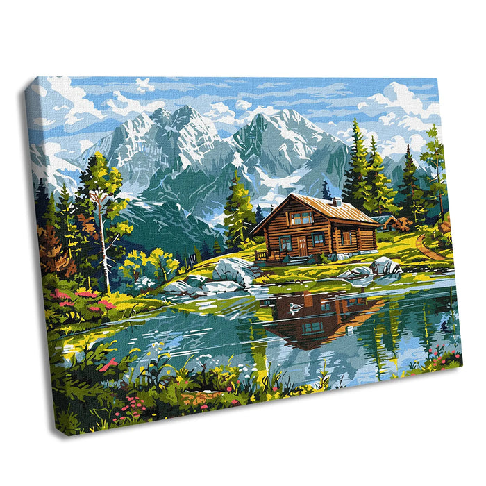 Painting by Numbers kit Cozy Cottage KHO6351