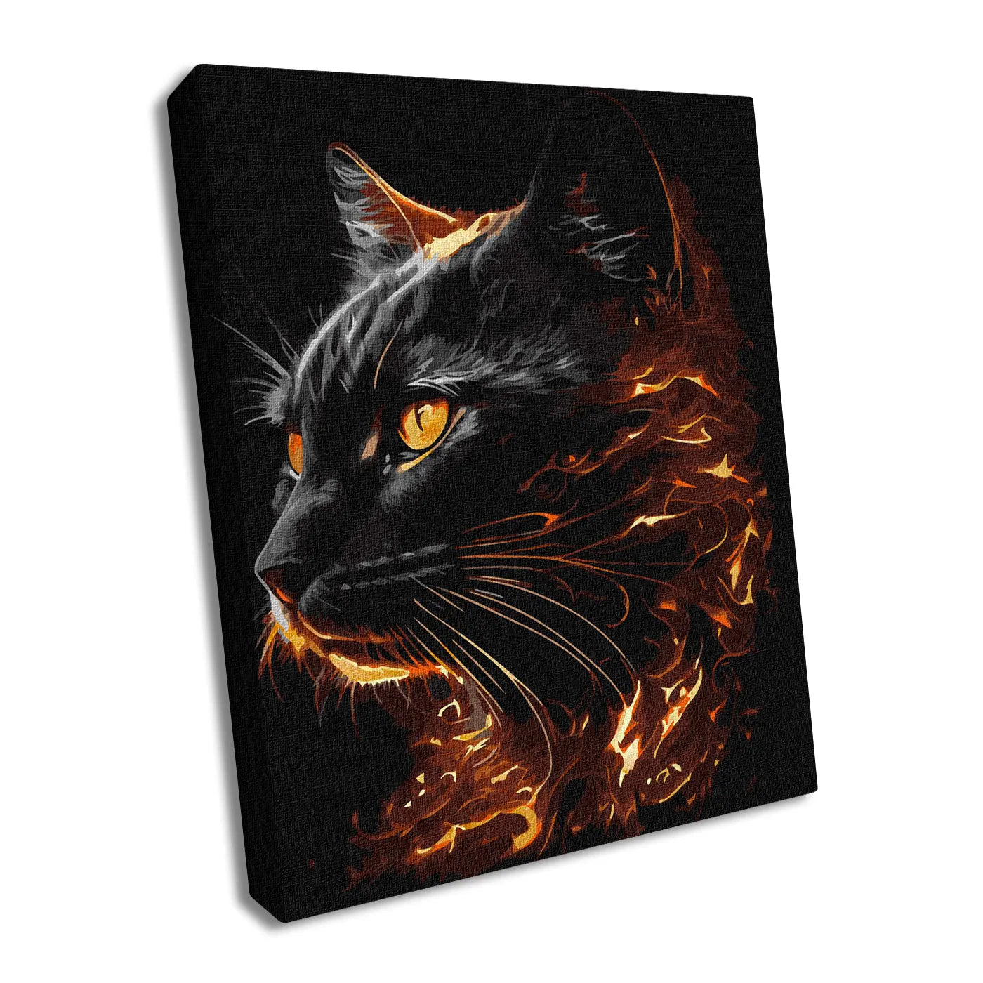 Painting by Numbers kit Fiery Beauty with extra metallic paints KHO651