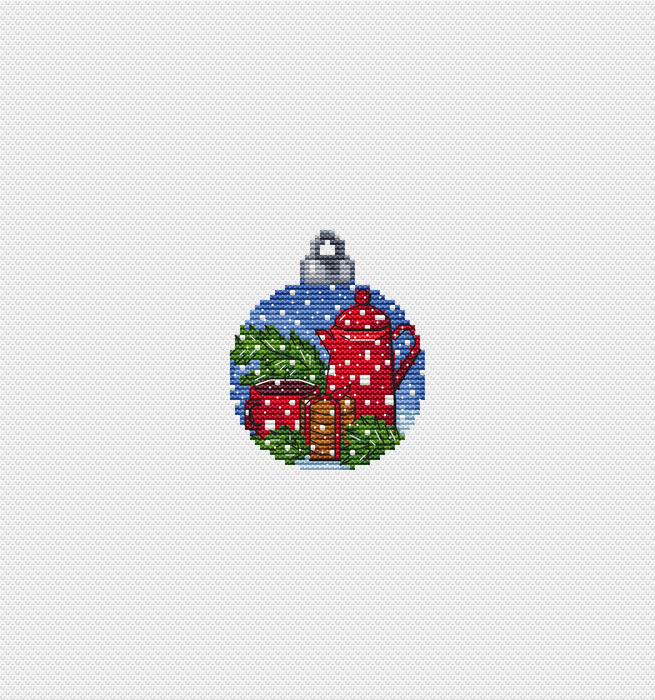 Christmas Ball. Cocoa - PDF Cross Stitch Pattern