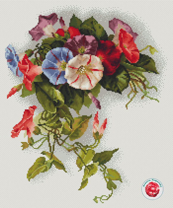 Morning Glory - PDF Cross Stitch Pattern