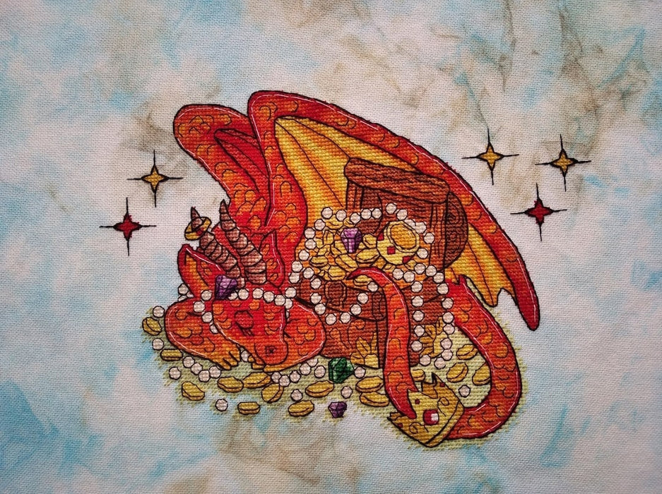 Dragon's Treasury - PDF Cross Stitch Pattern