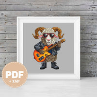 Tough Guy - PDF Cross Stitch Pattern