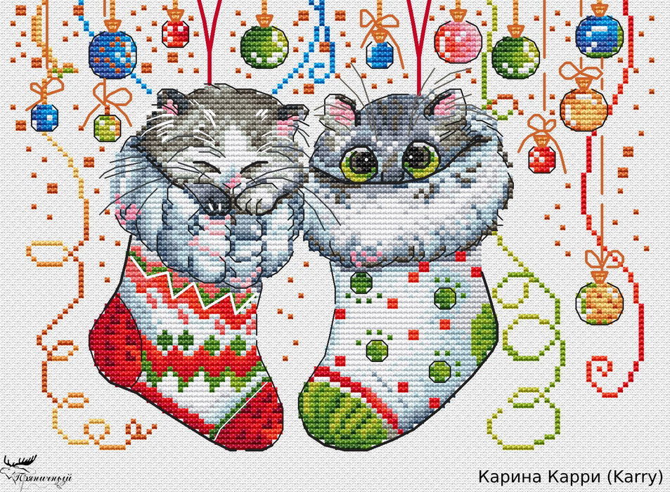 The more cats, the better! - PDF Cross Stitch Pattern