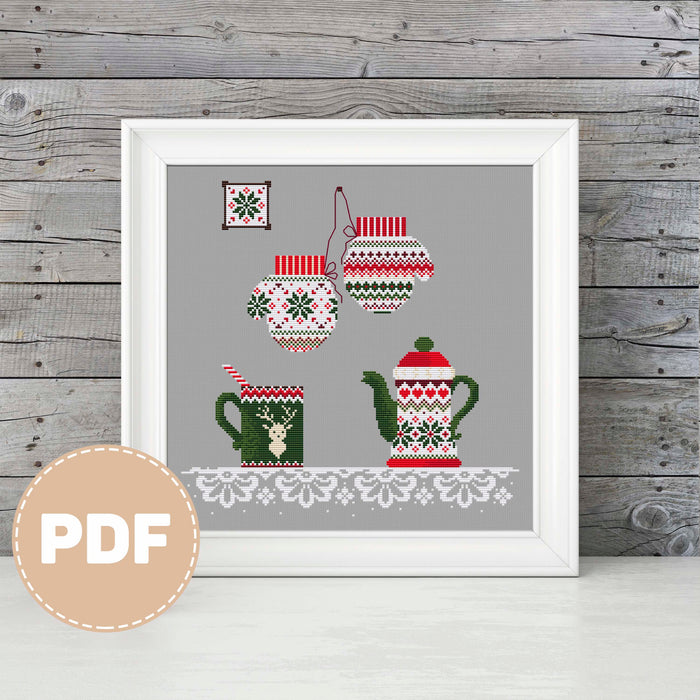 Would you Like Some Tea - PDF Cross Stitch Pattern