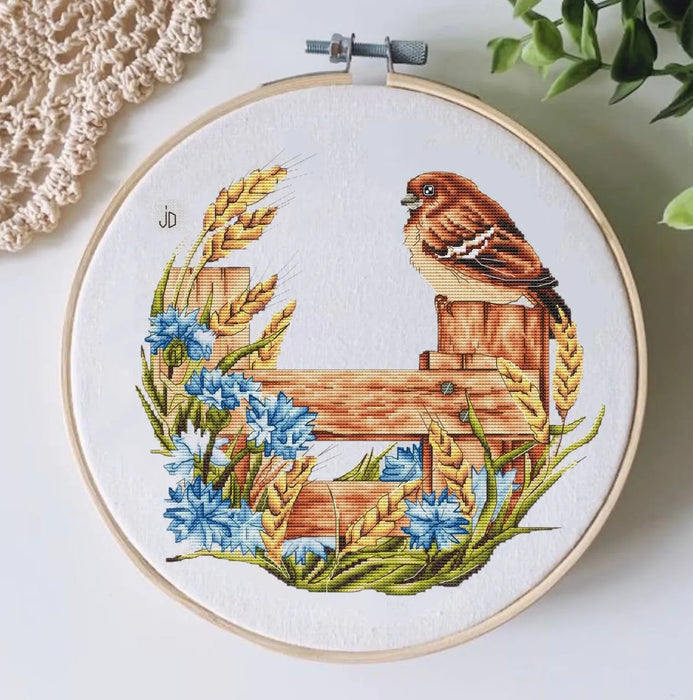 Fence. Wheat - PDF Cross Stitch Pattern