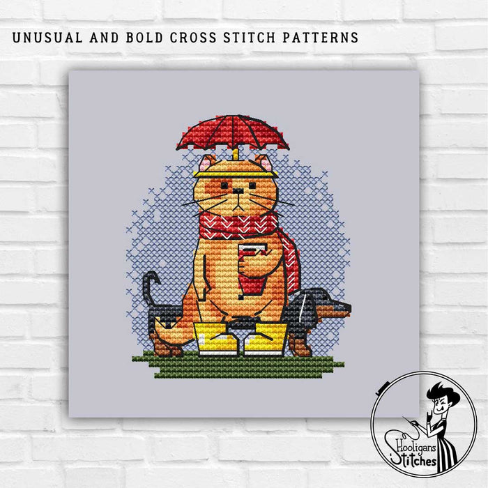 Happiness of a walk - PDF Cross Stitch Pattern