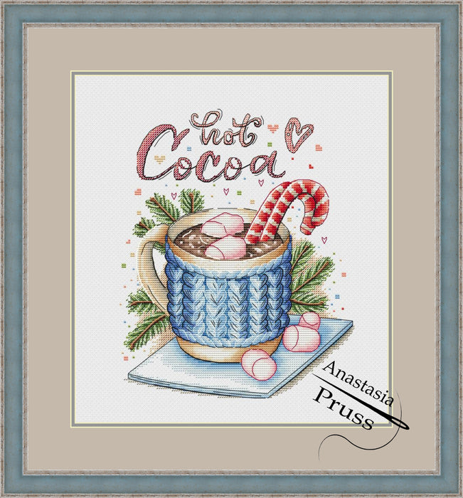 Hot Cocoa - PDF Cross Stitch Pattern