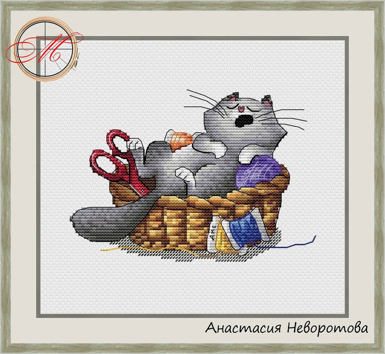 Kitten. Zzzzz - PDF Cross Stitch Pattern