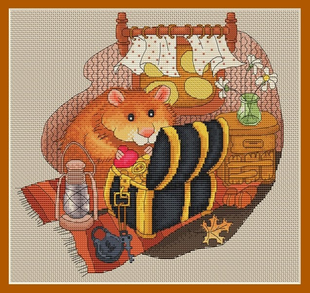 Hamster - PDF Cross Stitch Pattern