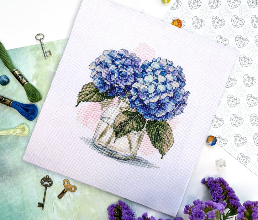 Hydrangea - PDF Cross Stitch Pattern