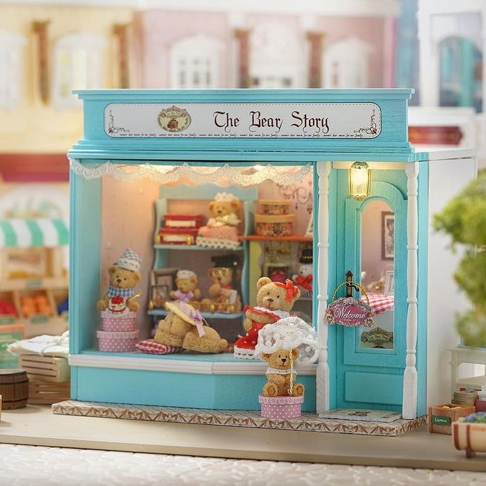 Miniature Wizardi Roombox Kit - The Bear Story Dollhouse Kit