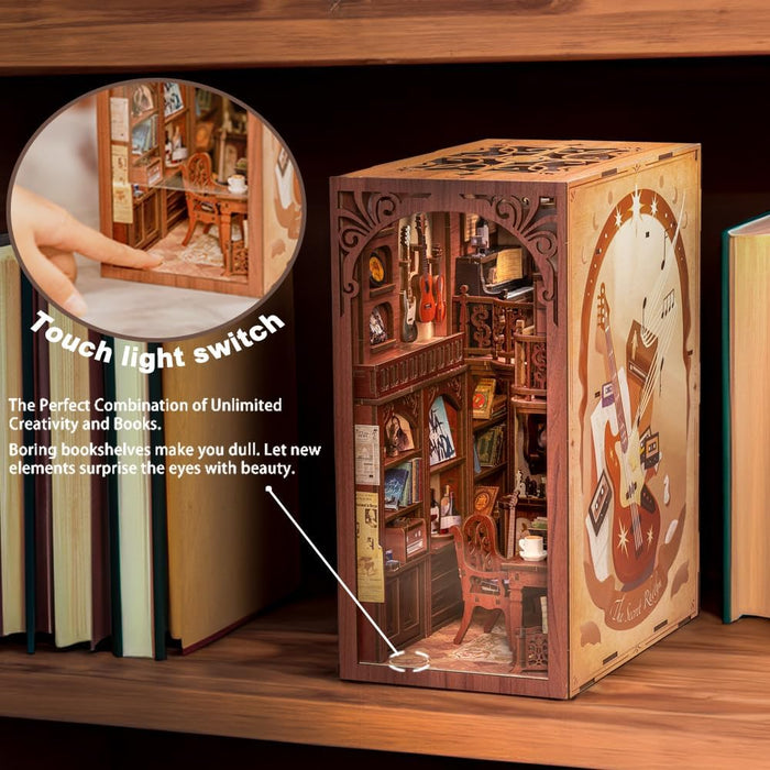 Book Nook Wizardi Miniature - The Secret Rhythm Roombox Kit