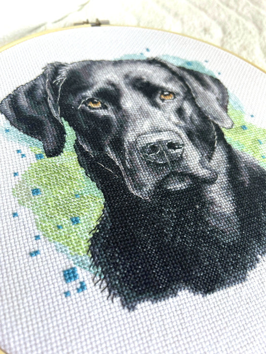 Black Labrador - PDF Cross Stitch Pattern