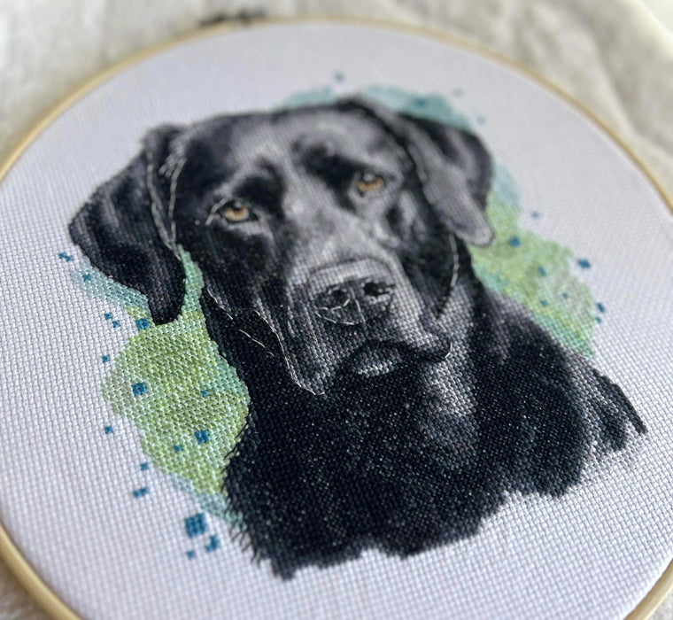 Black Labrador - PDF Cross Stitch Pattern