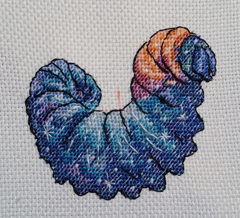 Cosmo the caterpillar - PDF Cross Stitch Pattern