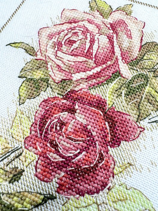 Vintage Roses - PDF Cross Stitch Pattern