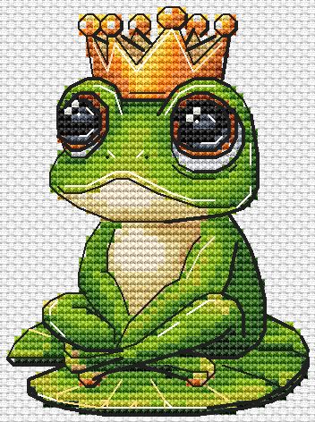 Frogs - PDF Cross Stitch Pattern