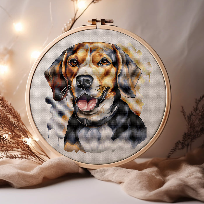 Beagle Comb - PDF Cross Stitch Pattern