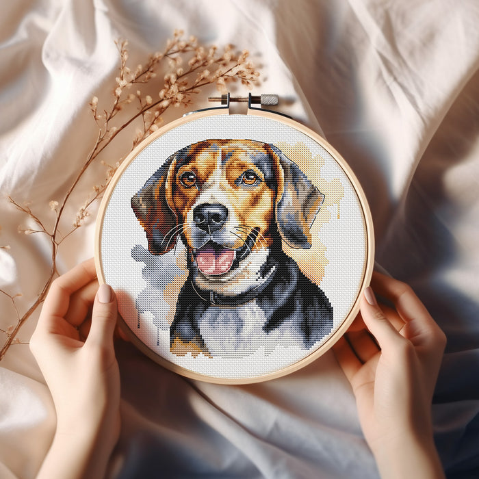 Beagle Comb - PDF Cross Stitch Pattern