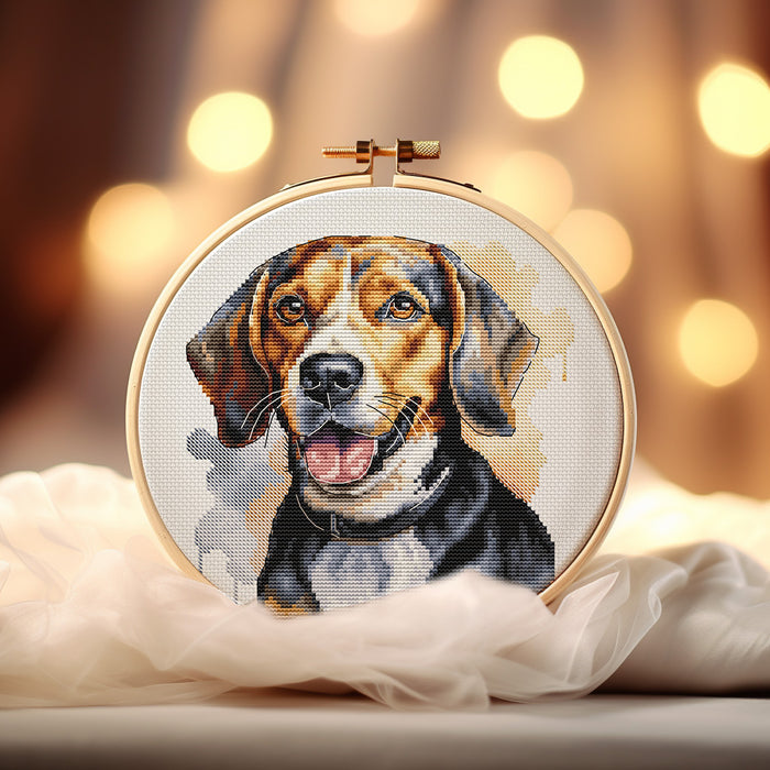 Beagle Comb - PDF Cross Stitch Pattern