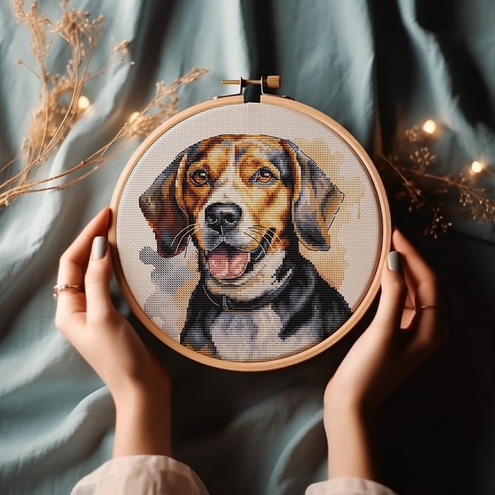 Beagle Comb - PDF Cross Stitch Pattern