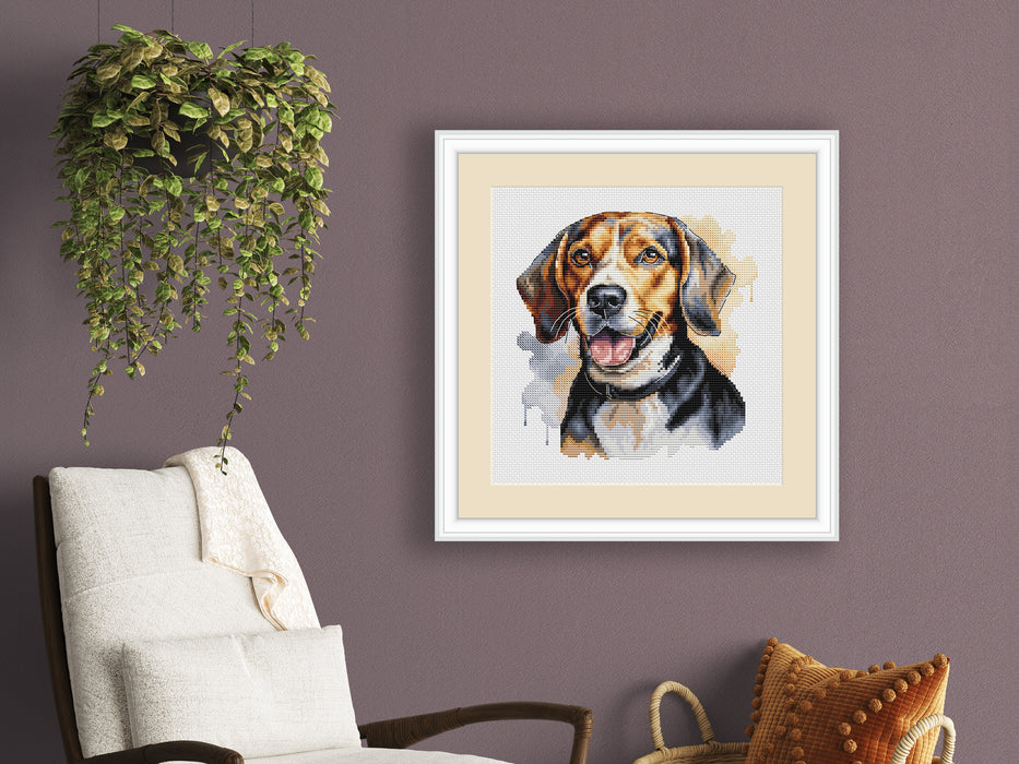 Beagle Comb - PDF Cross Stitch Pattern