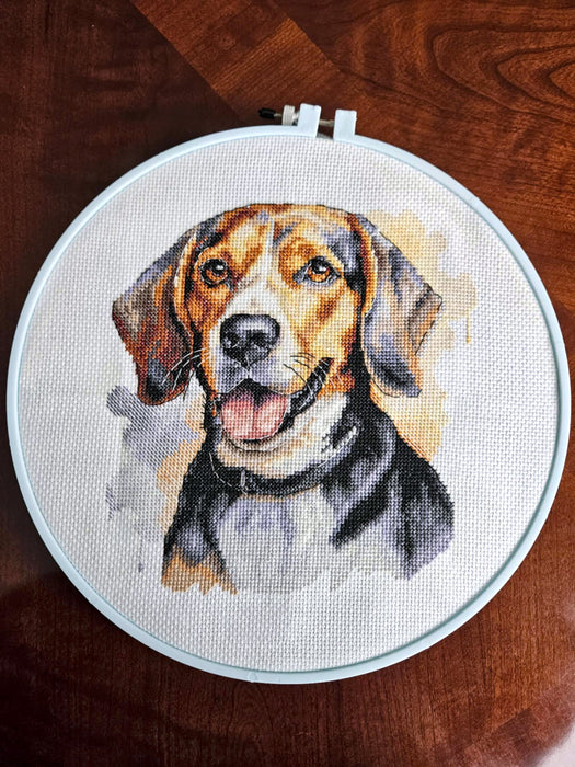 Beagle Comb - PDF Cross Stitch Pattern