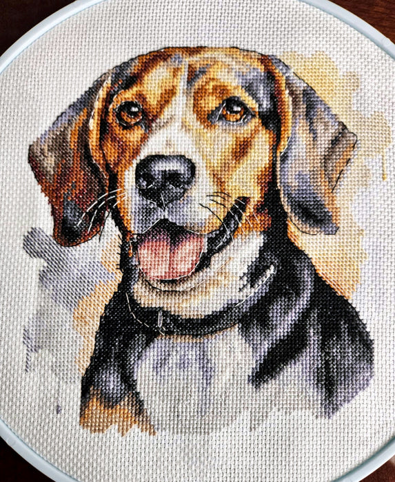 Beagle Comb - PDF Cross Stitch Pattern