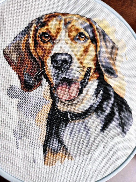 Beagle Comb - PDF Cross Stitch Pattern