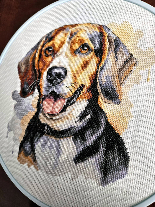 Beagle Comb - PDF Cross Stitch Pattern