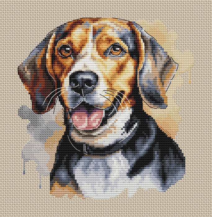 Beagle Comb - PDF Cross Stitch Pattern