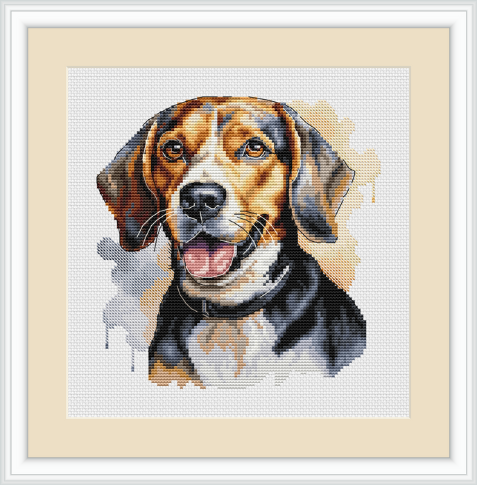 Beagle Comb - PDF Cross Stitch Pattern