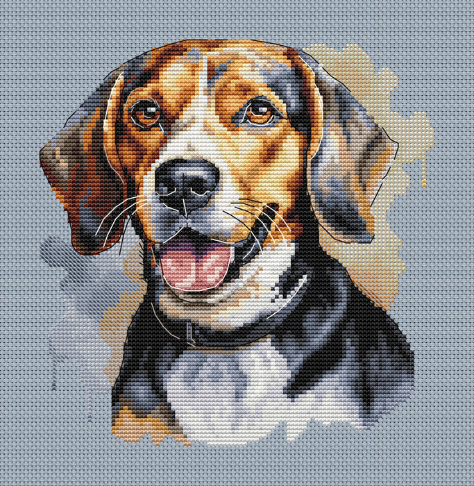 Beagle Comb - PDF Cross Stitch Pattern