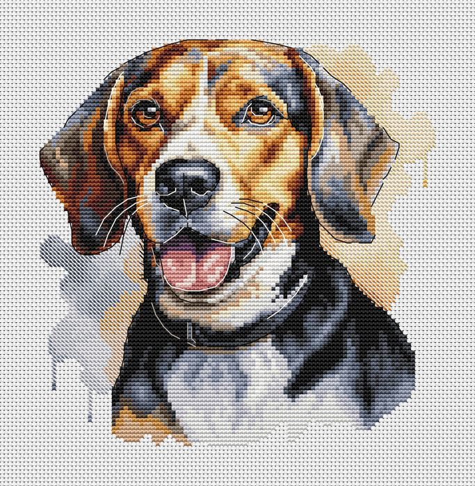 Beagle Comb - PDF Cross Stitch Pattern