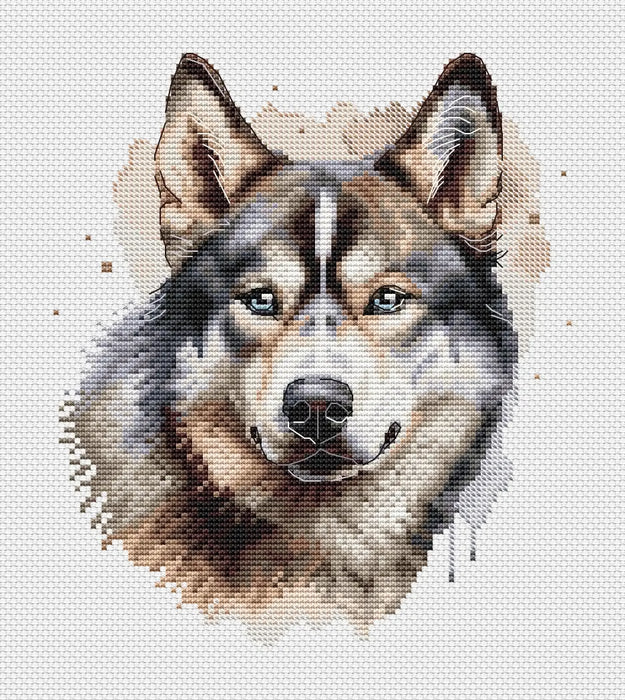 Husky Comb - PDF Cross Stitch Pattern