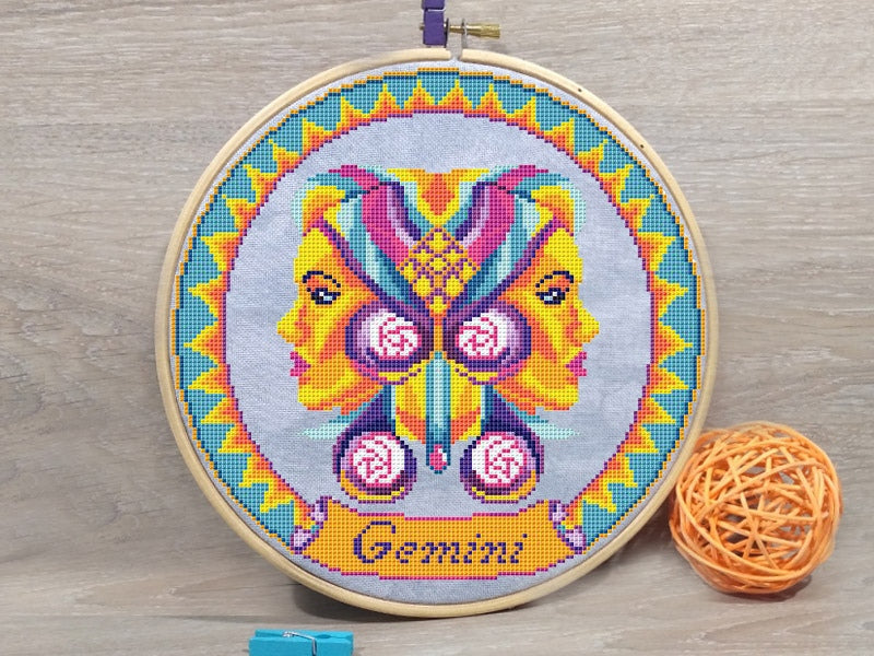 Gemini - PDF Cross Stitch Pattern