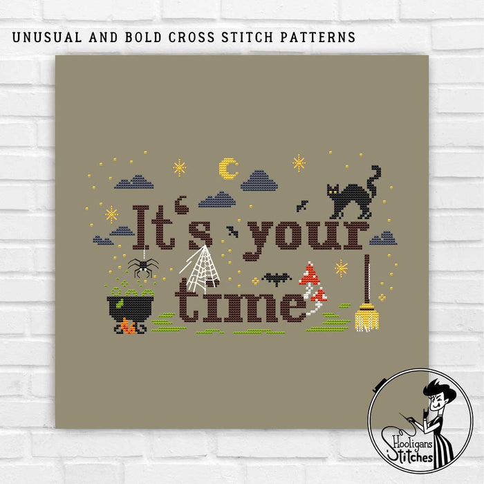 it`s your time - PDF Cross Stitch Pattern