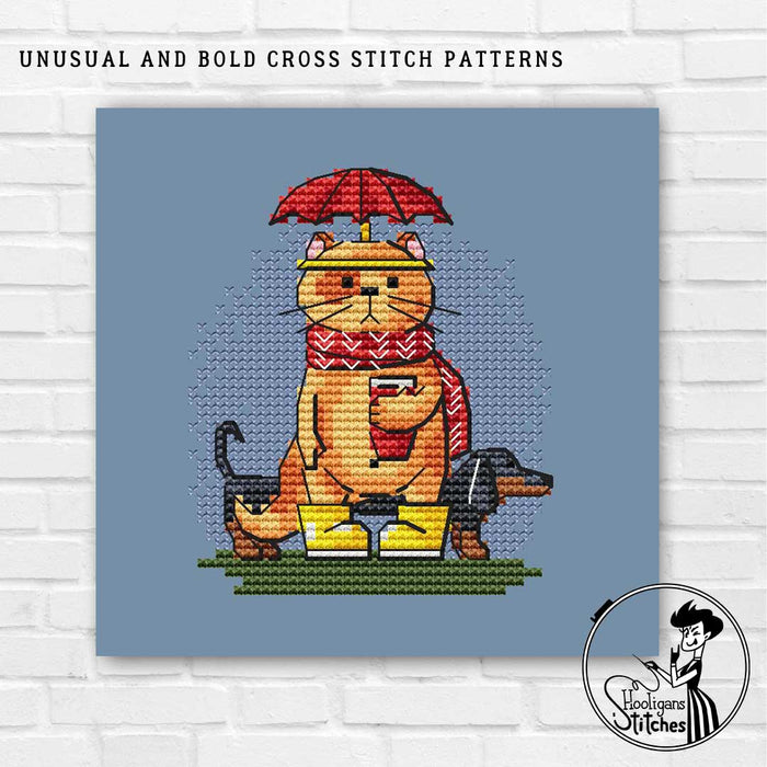 Happiness of a walk - PDF Cross Stitch Pattern