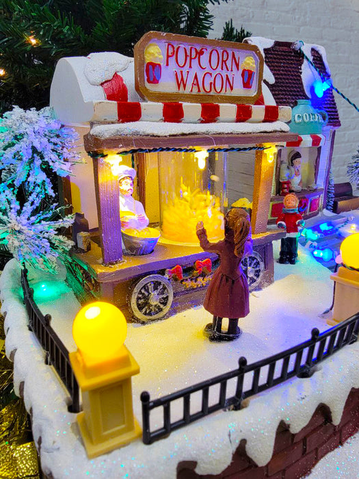 Christmas Village House with LED Lights F07M4-19-H508