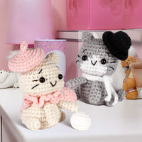 Cats Amigurumi DIY Crochet Kit Wizardi F07N8-M123