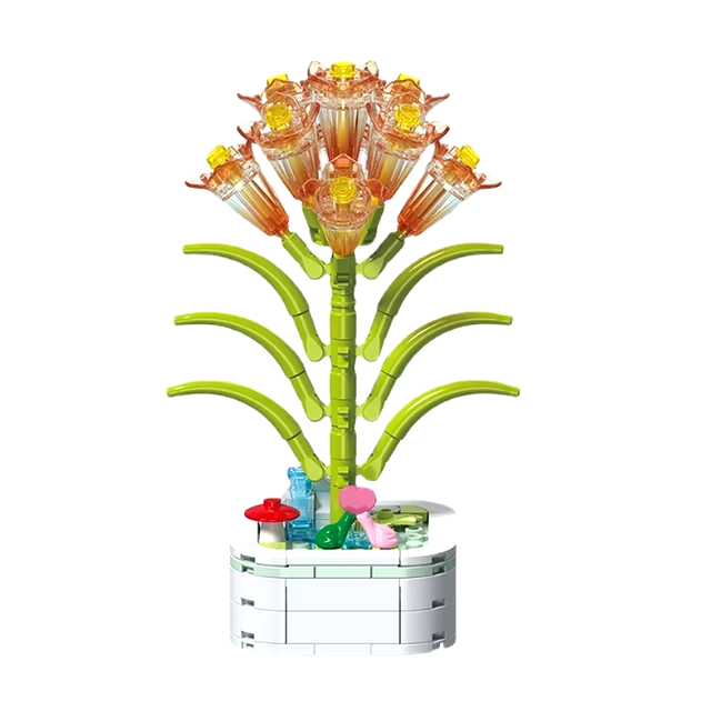 Clivia Building Brick Potted Flower F07M9-10(103)-I6