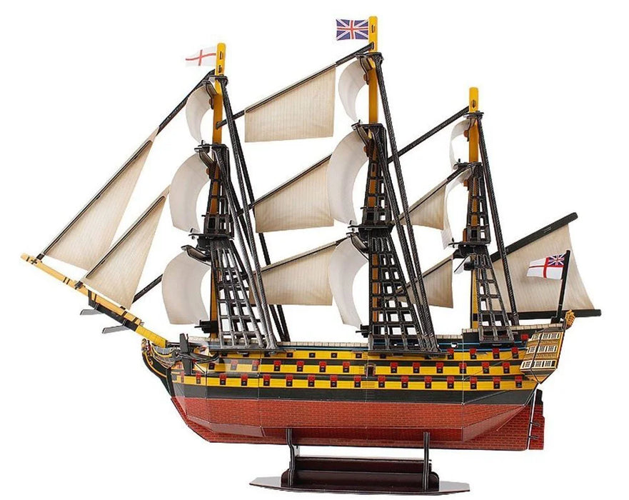 Model Ship Kit - HMS Victory Battleship. Papercraft 3D Puzzle