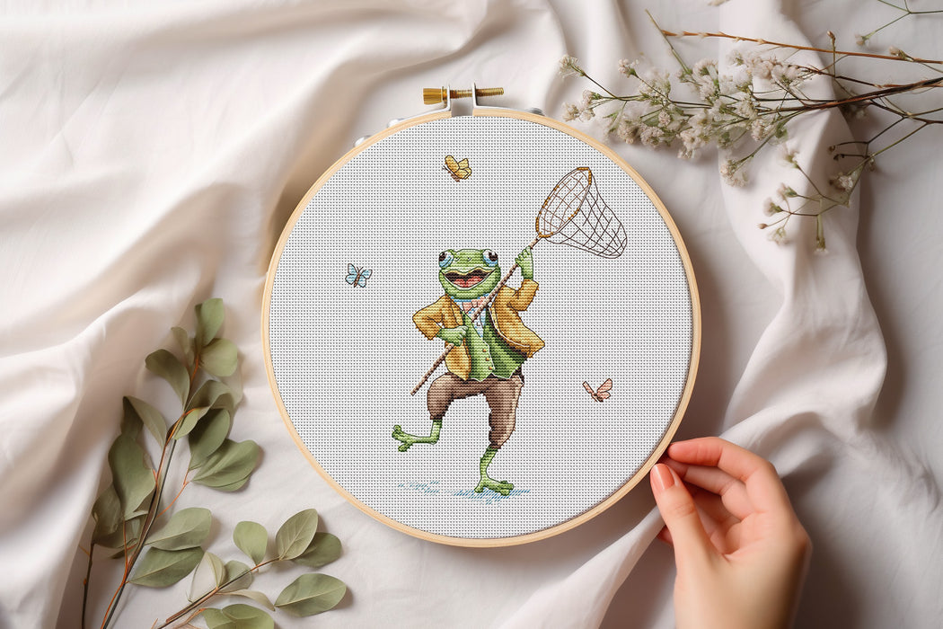 Funny Frog - PDF Cross Stitch Pattern