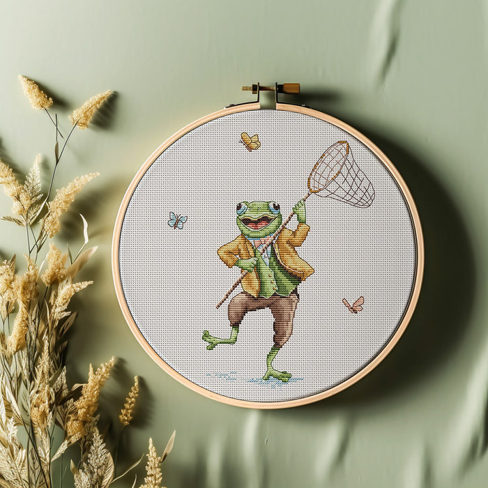 Funny Frog - PDF Cross Stitch Pattern
