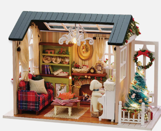 Miniature Wizardi Roombox Kit - Hut Dollhouse Kit