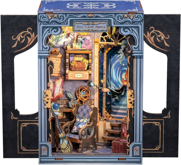 Book Nook Wizardi Miniature - Soul Travel Agency Roombox Kit